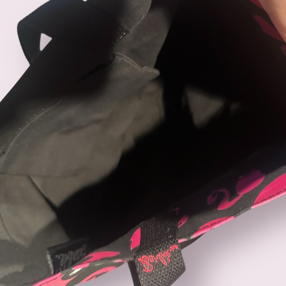 Stylish Black and Pink Barbie Tote Bag - Picture 9 of 10